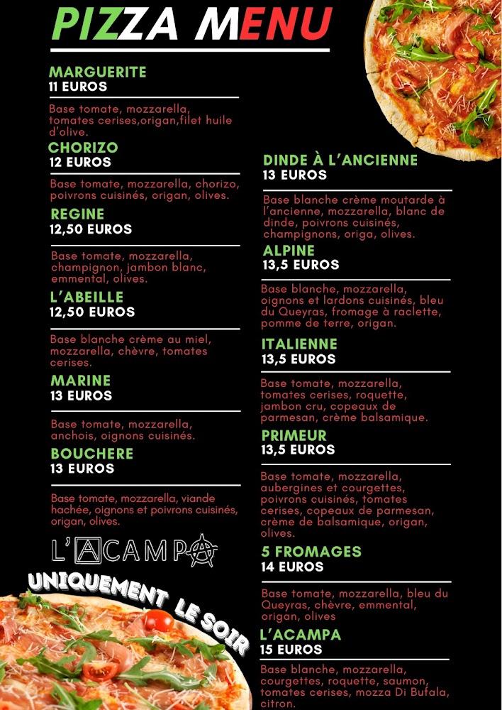 L’ACAMPA - Menu Image 2